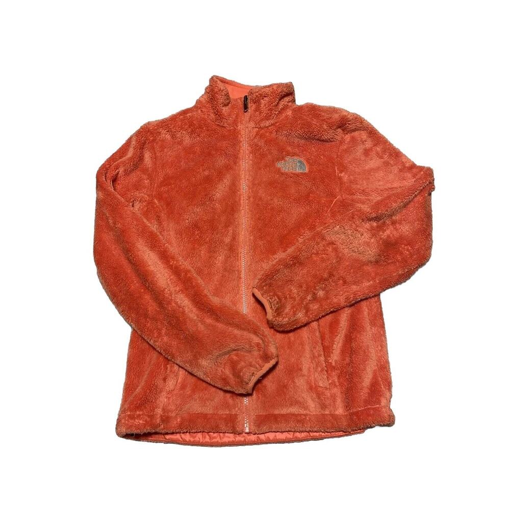 The North Face Jacket Womens Extra Small Orange Osito Fleece Cozy Mountain Chic